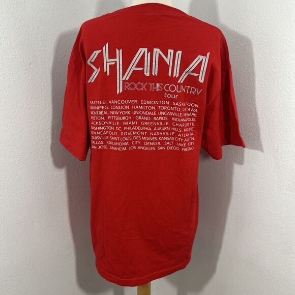 Alstyle T Shirt Womens Large Red Rock This Country Tour  Music - Picture 4 of 9